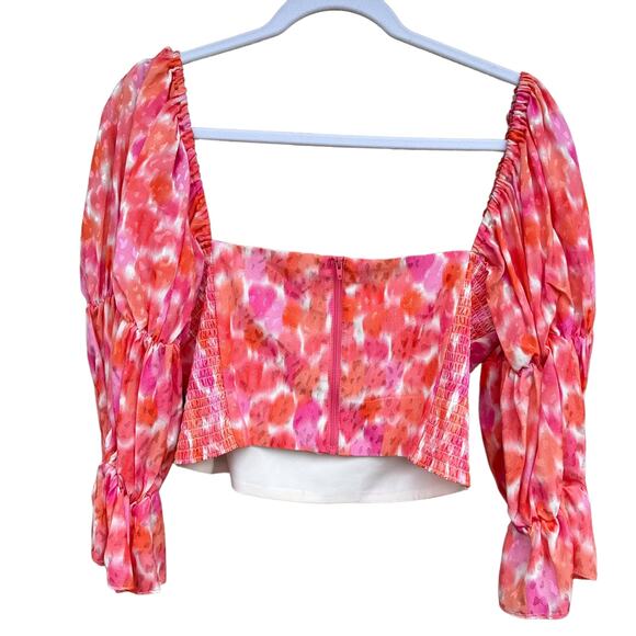 Amanda Uprichard Antoinette Top Rosato - Picture 6 of 10